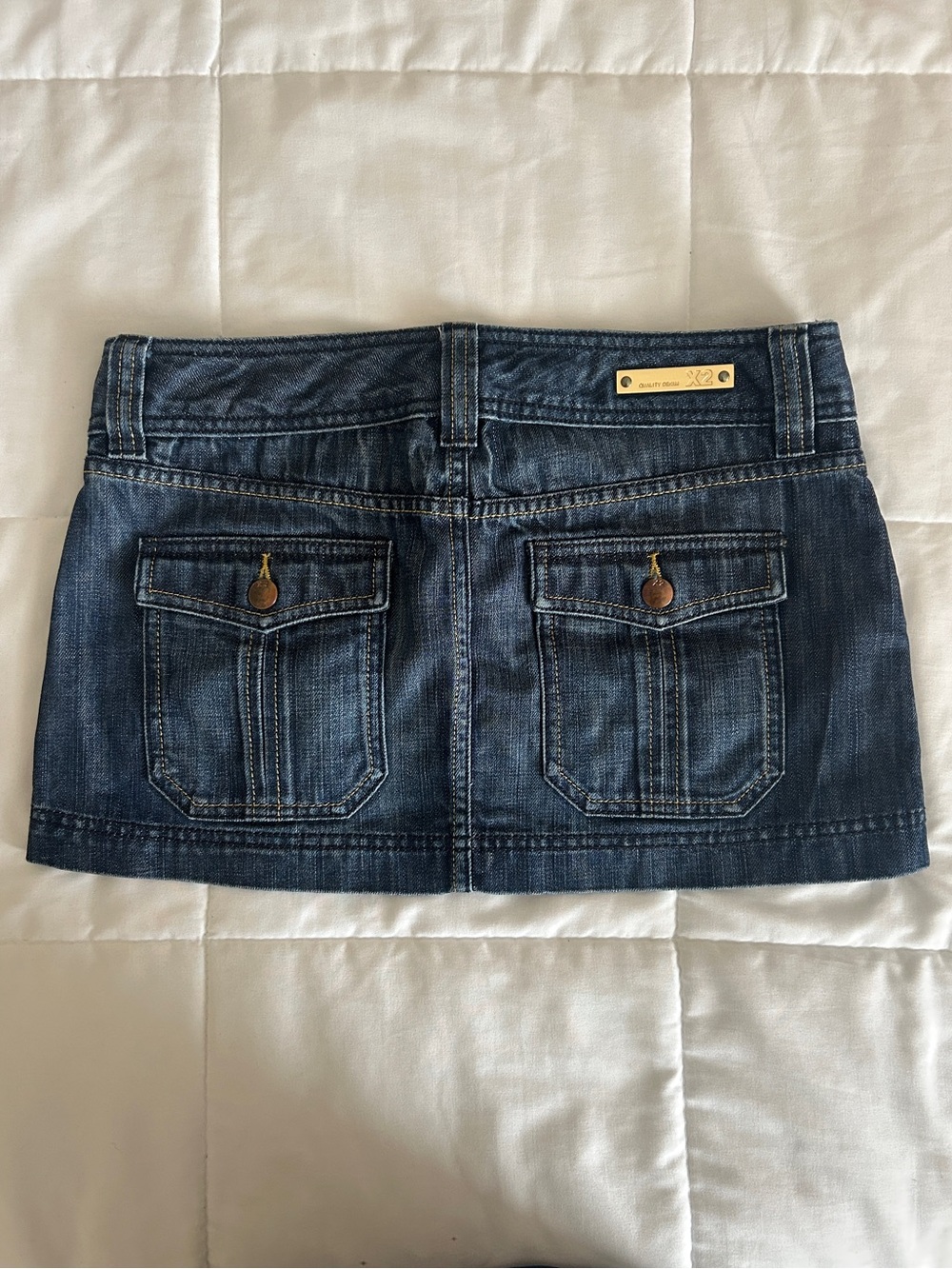 express x2 jean mini skirt - Picture 2 of 7